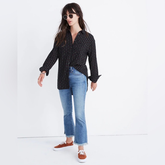 Madewell // Oversized Ex-Boyfriend Shirt in Mayfair Foulard - Picture 1 of 10